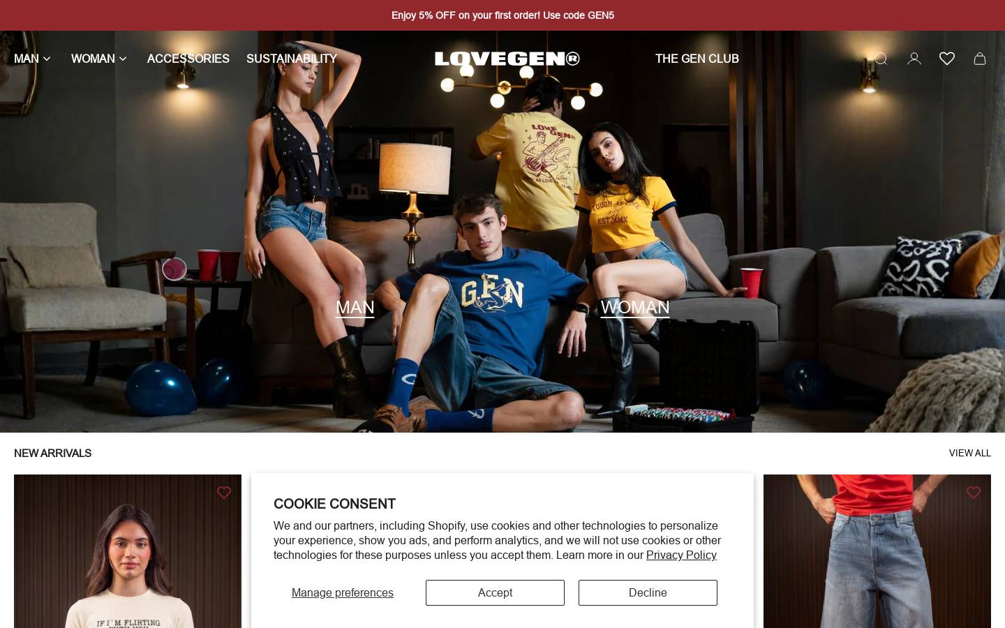 lovegen.com homepage screenshot