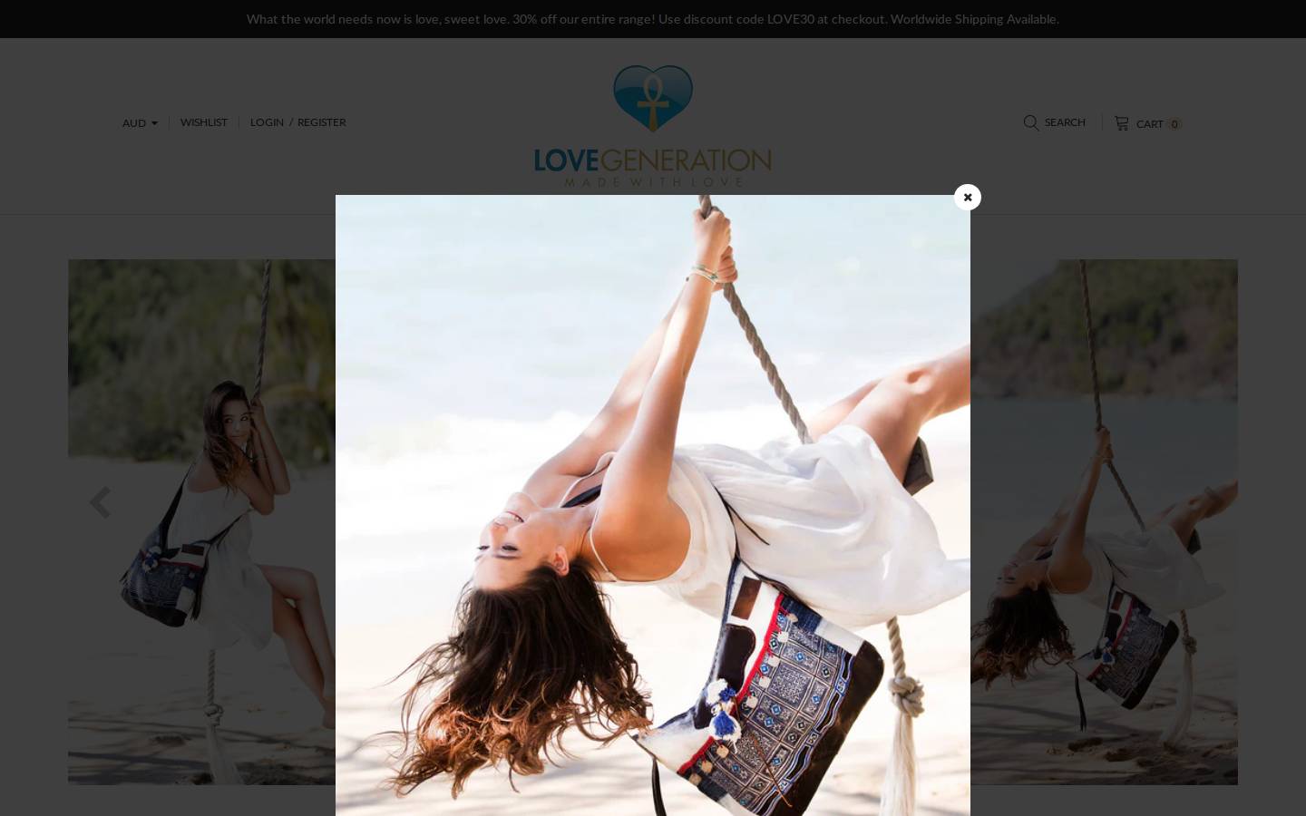lovegeneration.com.au homepage screenshot