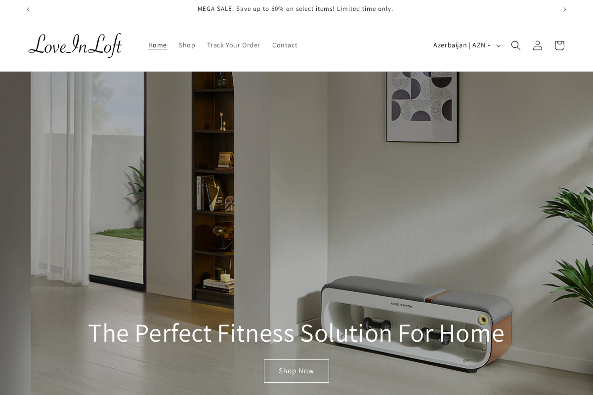 Loveinloft homepage screenshot