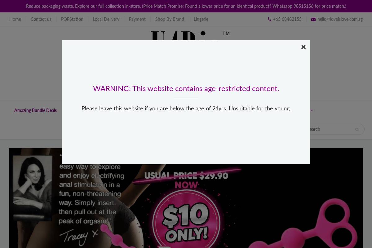loveislove.com.sg homepage screenshot