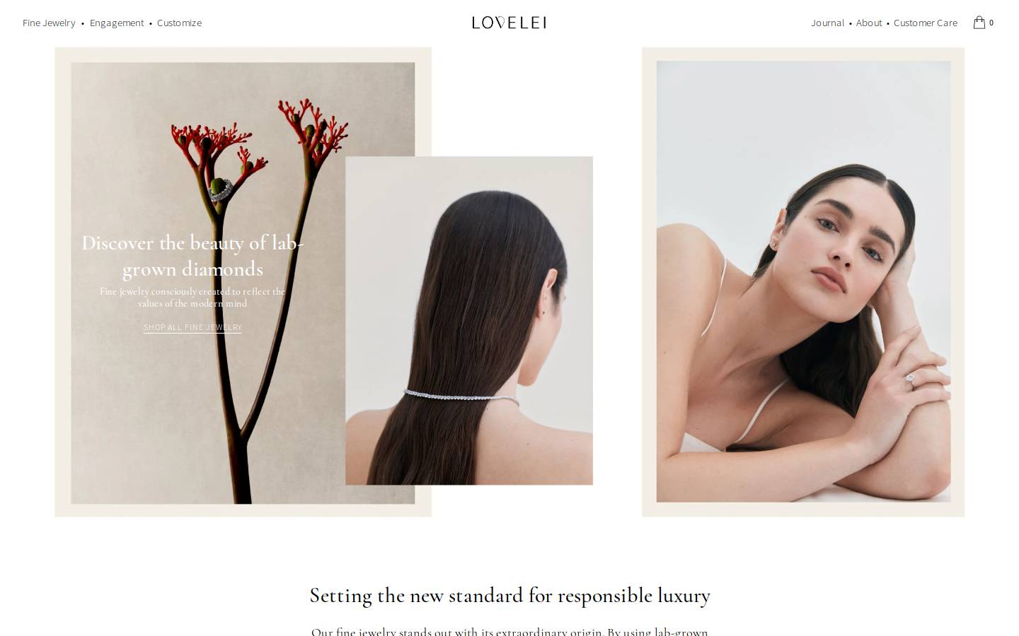 Lovelei homepage screenshot