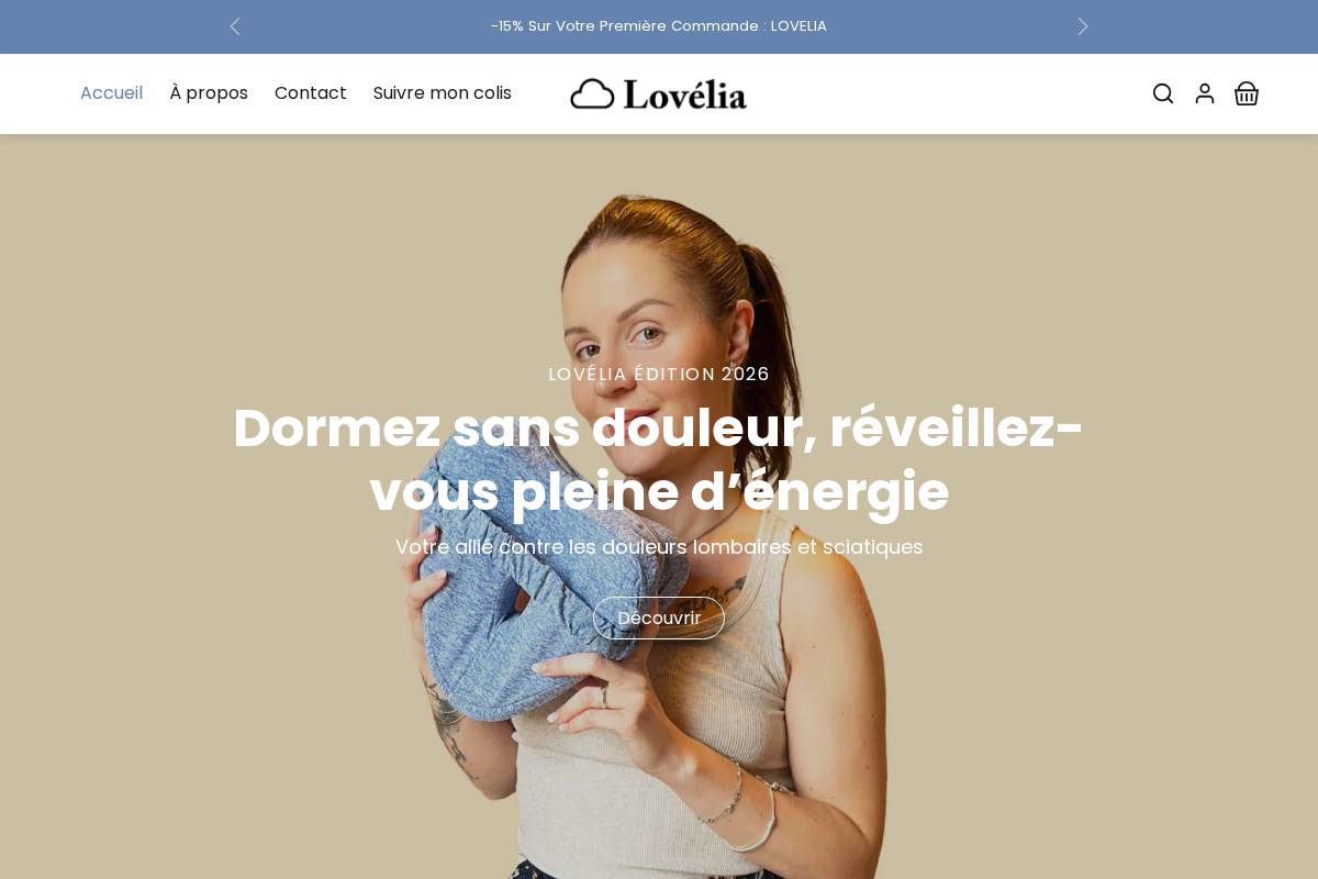 lovelia.fr homepage screenshot