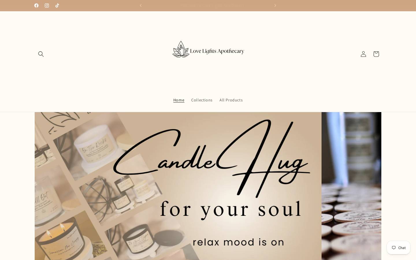 lovelights.store homepage screenshot