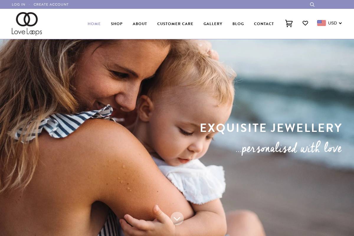 loveloops.co.nz homepage screenshot