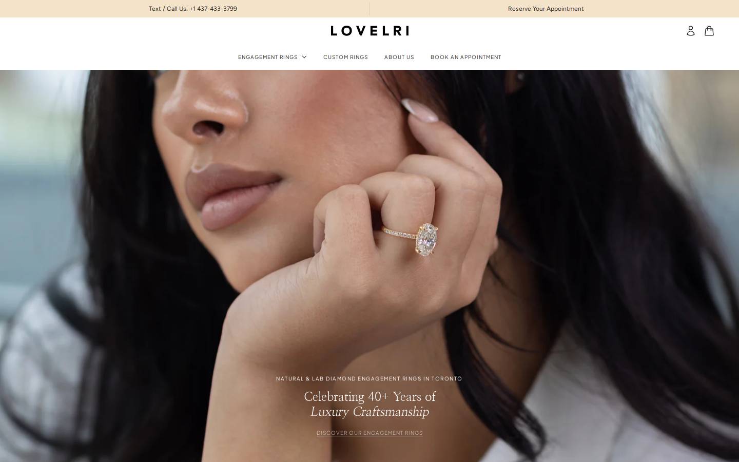 lovelri.com homepage screenshot
