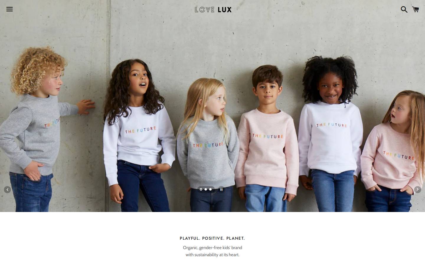 loveluxldn.com homepage screenshot