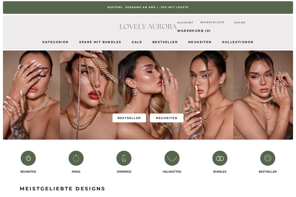 Lovely Aurora homepage screenshot