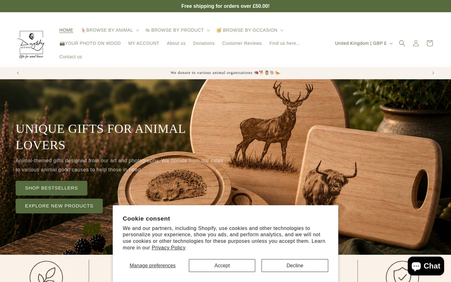 Lovemydog homepage screenshot