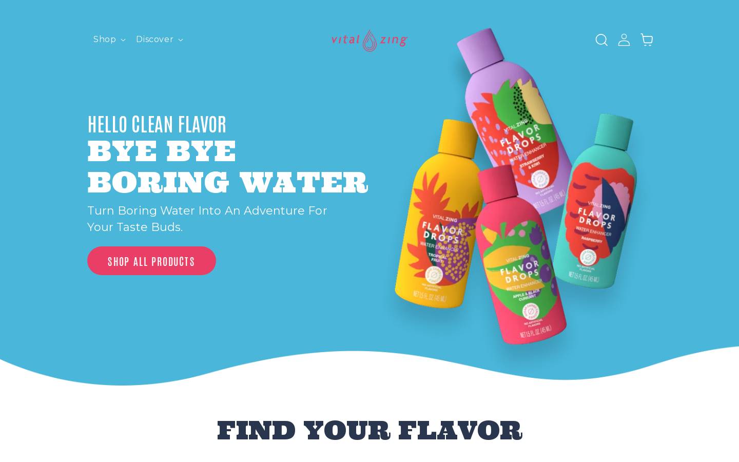 lovemyflavordrops.com homepage screenshot