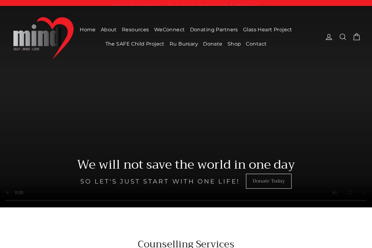 lovemymind.ca homepage screenshot