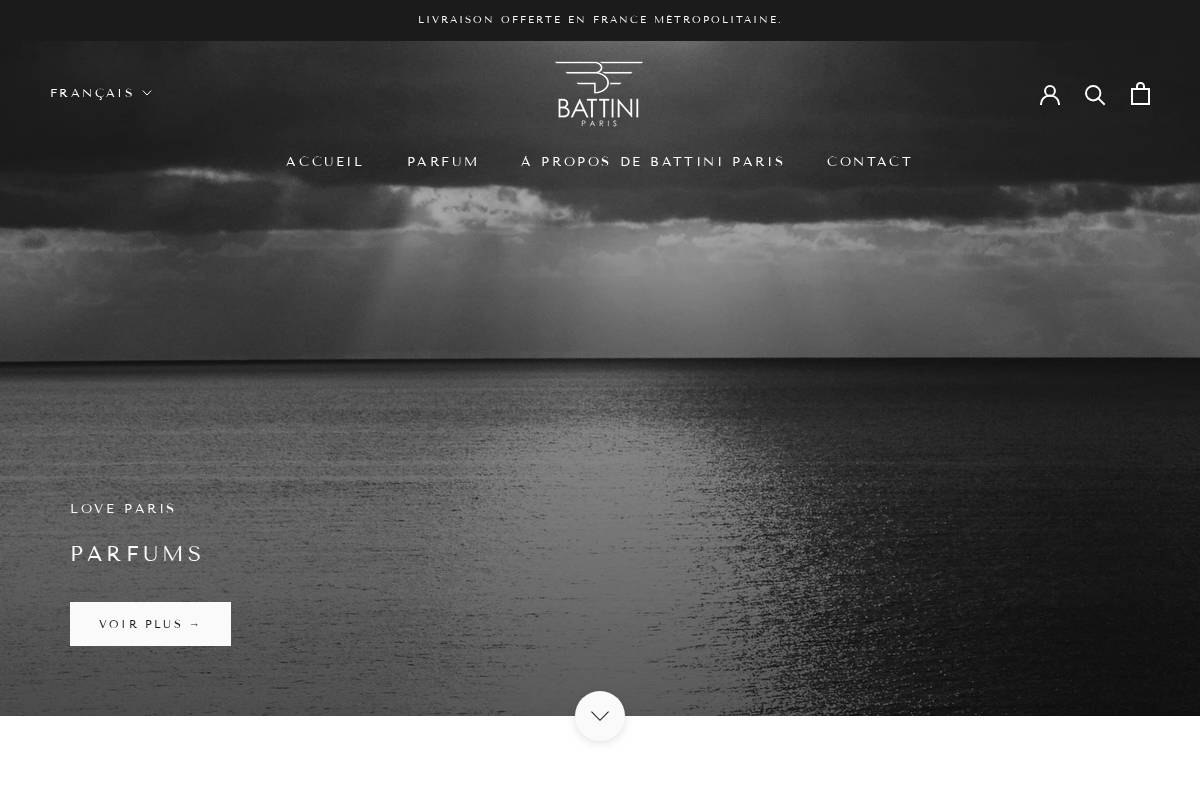 loveparis.com homepage screenshot