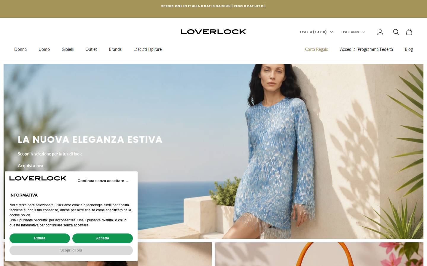 Loverlock homepage screenshot