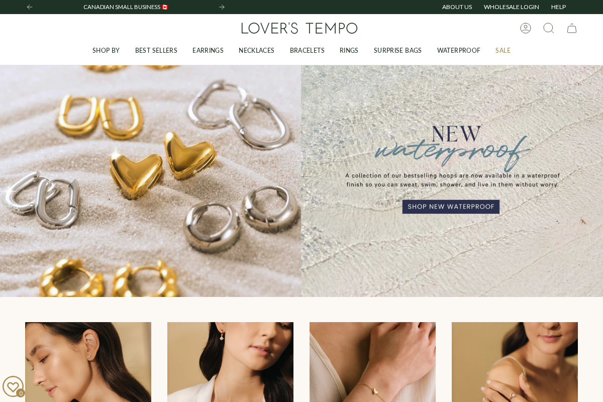 Lover's Tempo homepage screenshot