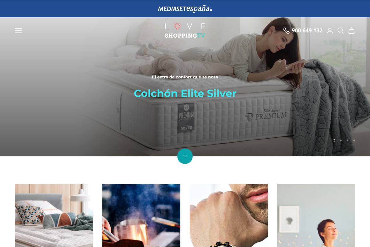 loveshoppingtv.es homepage screenshot