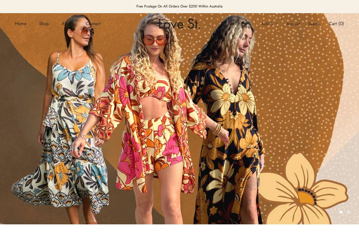 lovest.com.au homepage screenshot