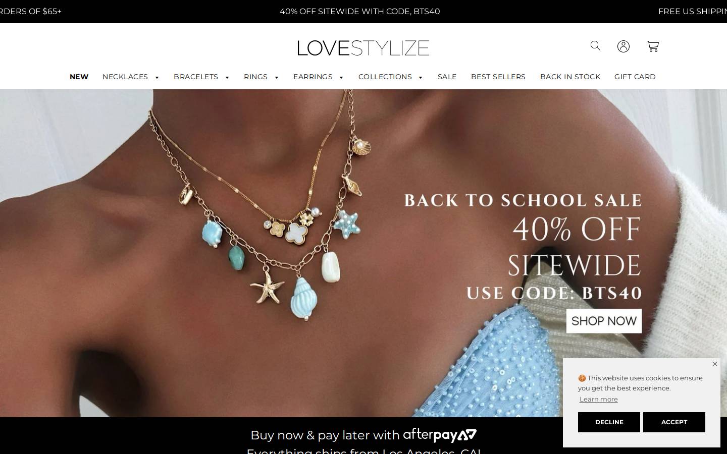 LoveStylize homepage screenshot