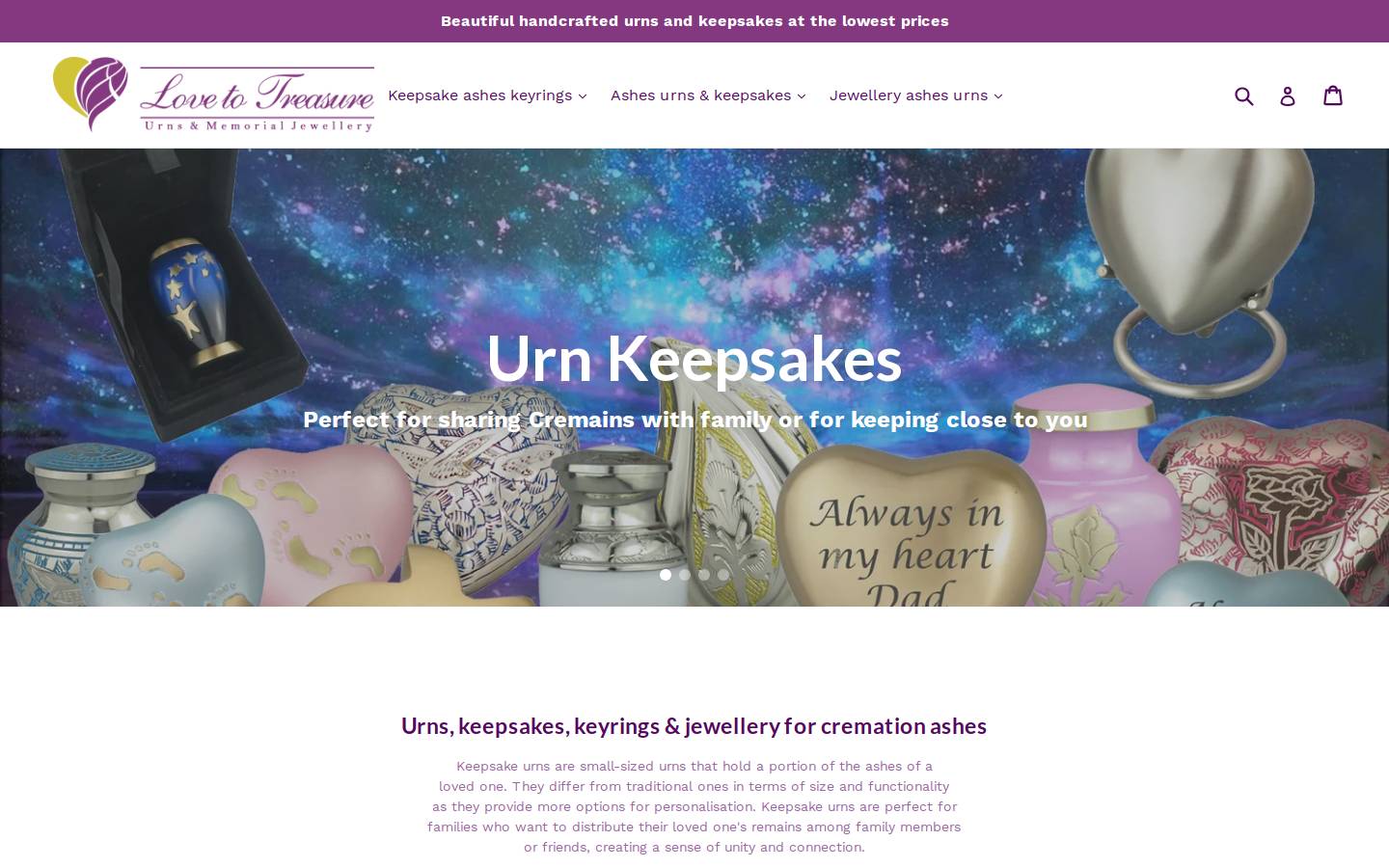 Lovetotreasure homepage screenshot