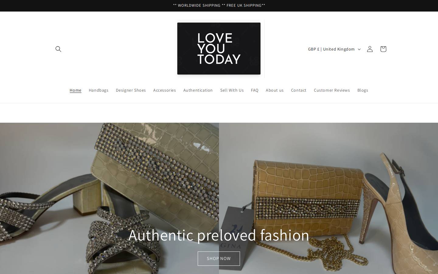 Loveyoutoday homepage screenshot