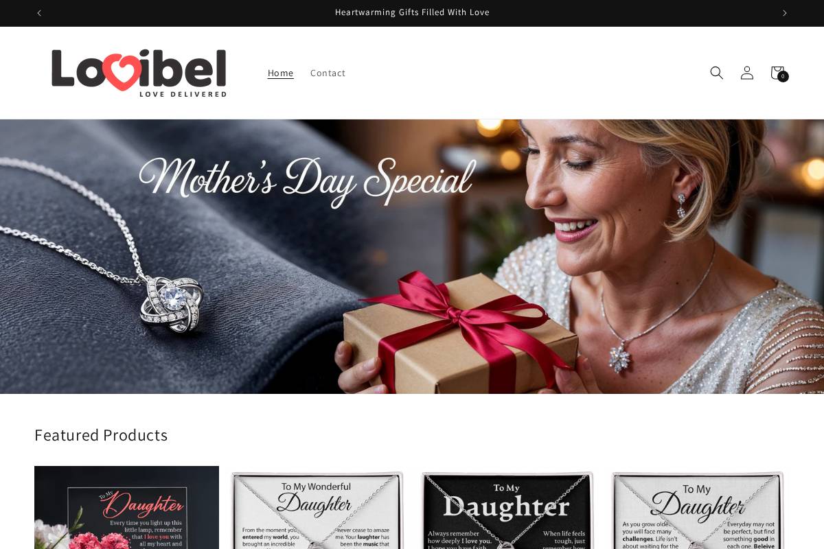 lovibel.com homepage screenshot