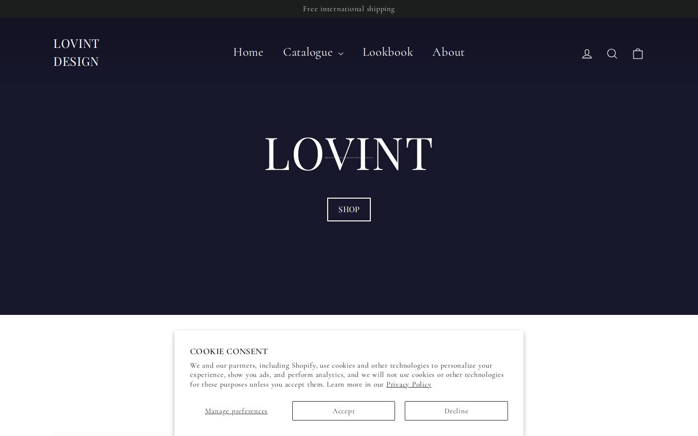 lovintdesign.com homepage screenshot