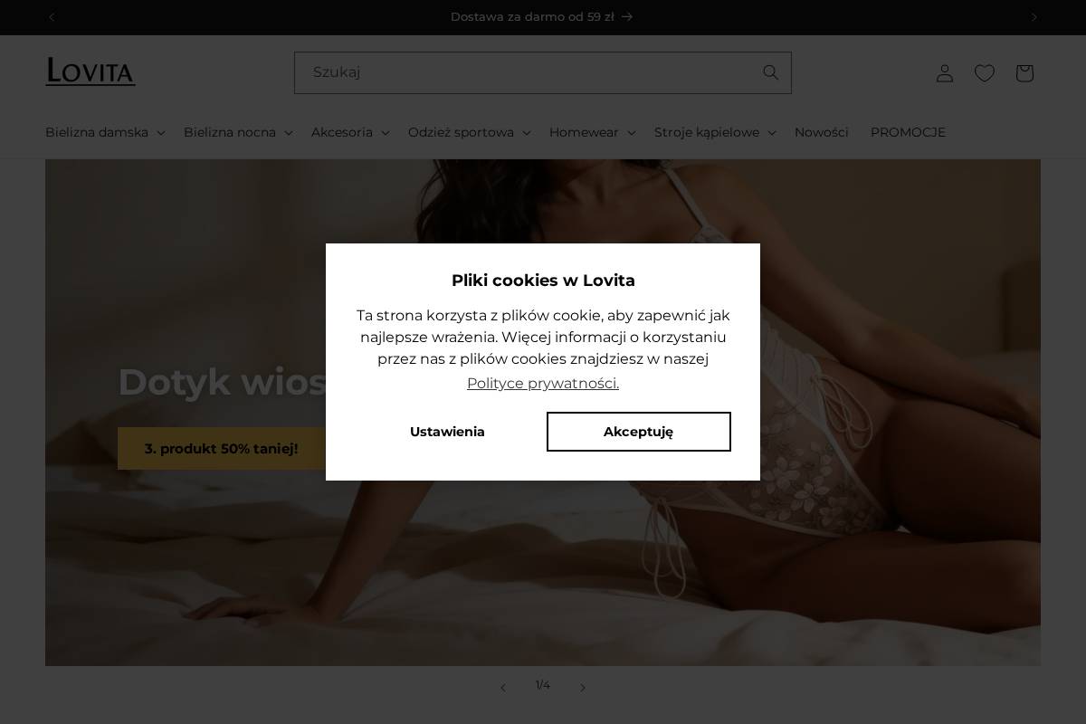 lovita.pl homepage screenshot