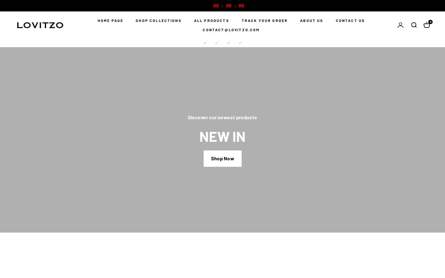 lovozo.shop homepage screenshot