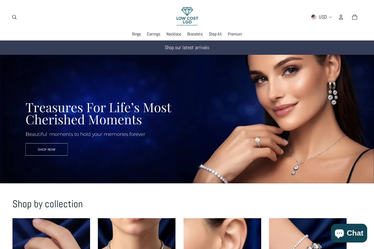lowcostlgd.co homepage screenshot