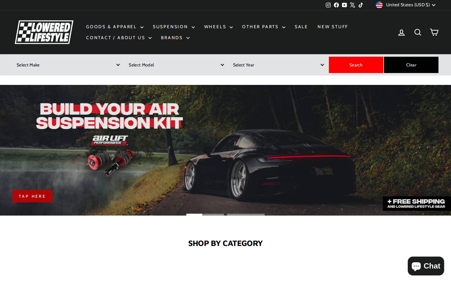 loweredlife.net homepage screenshot