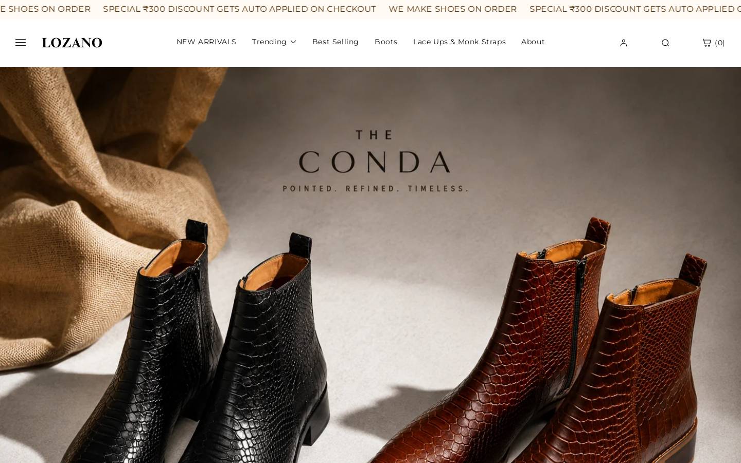 lozano.in homepage screenshot