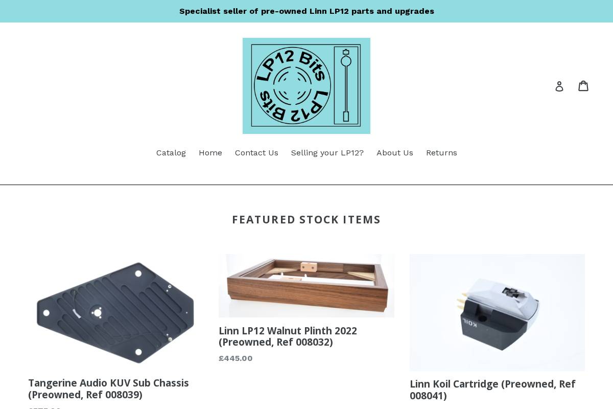 lp12bits.com homepage screenshot