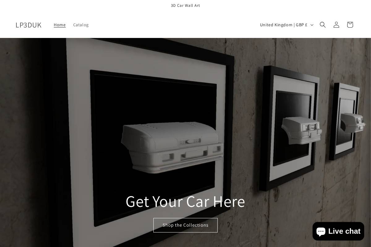 lp3duk.com homepage screenshot