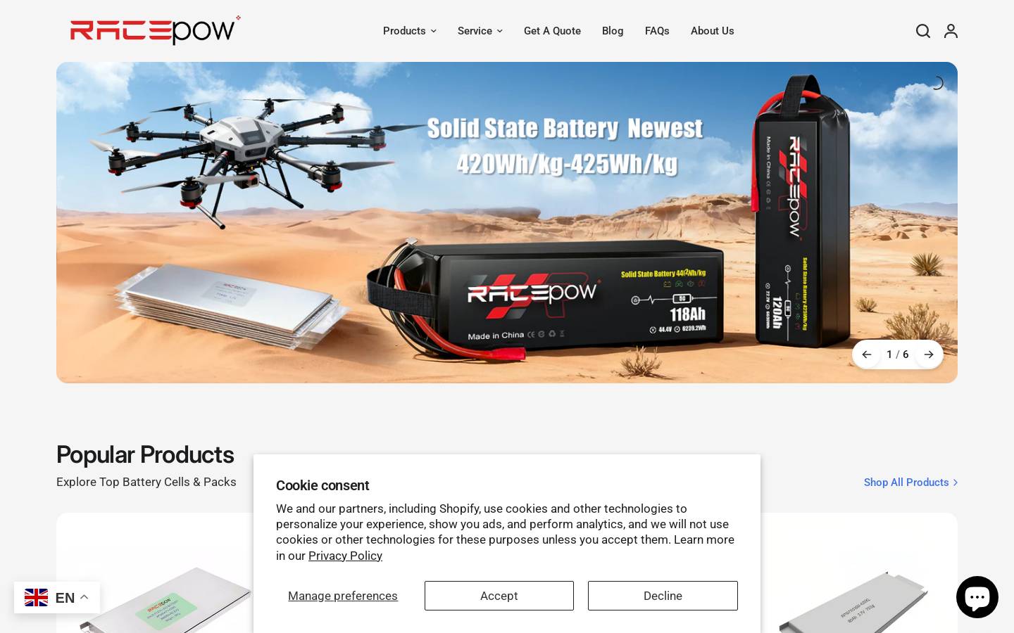 lpbpower.com homepage screenshot