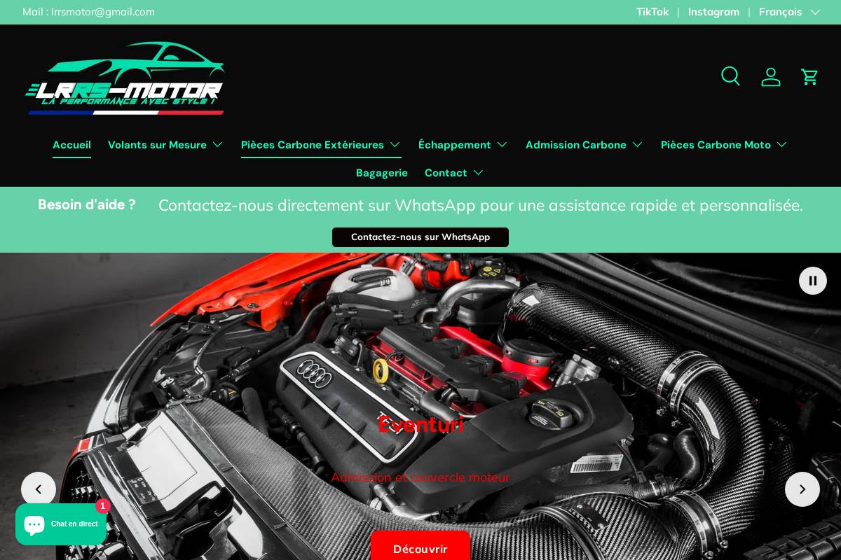 LRRS-MOTOR homepage screenshot