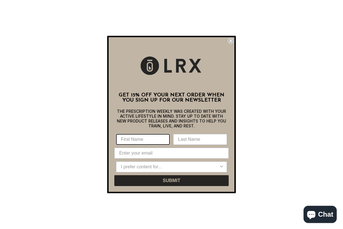 LRX Apparel homepage screenshot