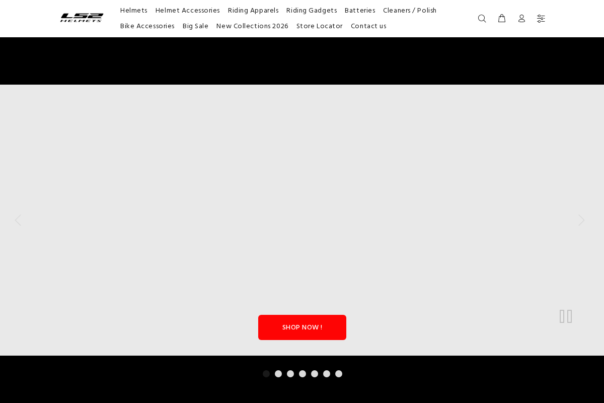 Ls2helmetspk homepage screenshot