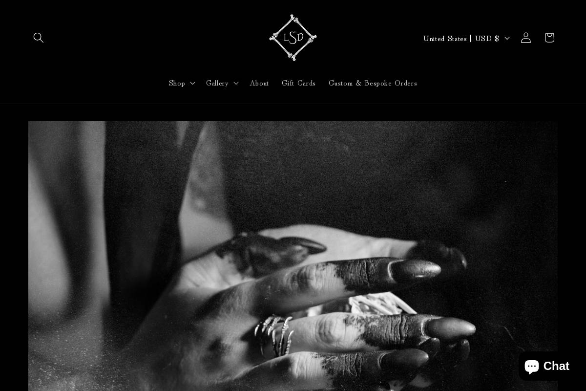 lsd-jewellery.com homepage screenshot