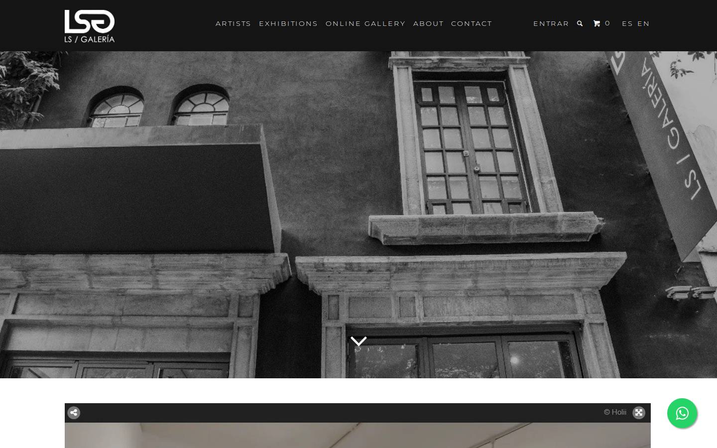lsgaleria.com homepage screenshot