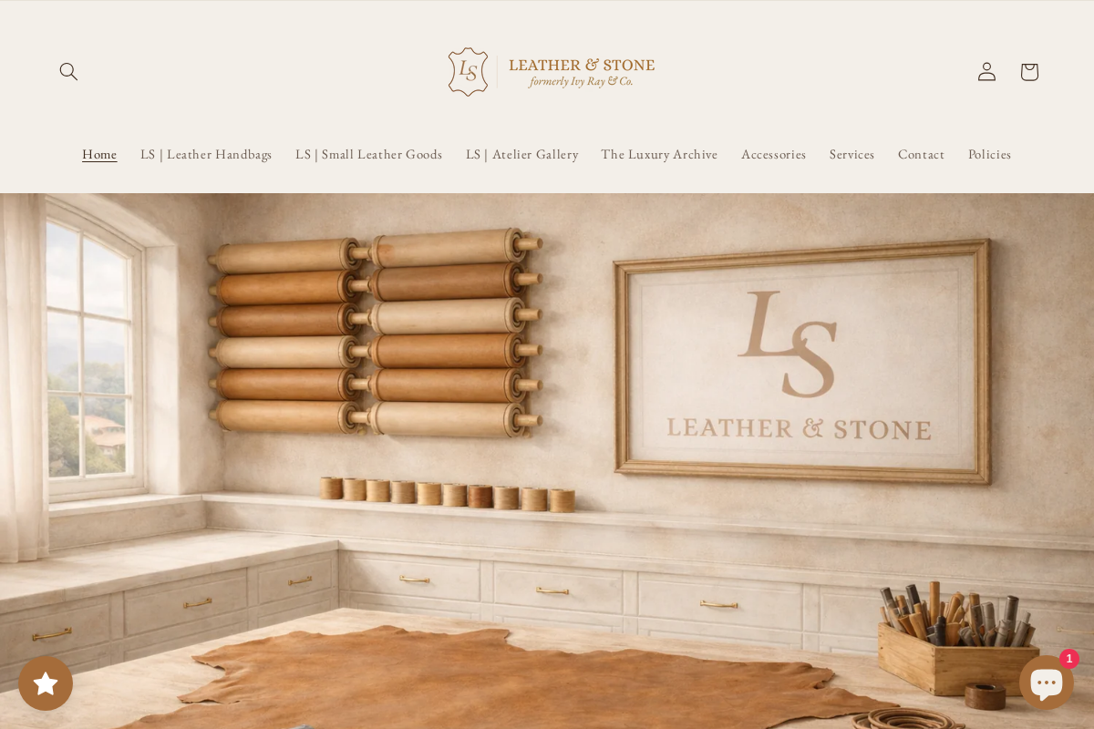 LS | Leather & Stone homepage screenshot