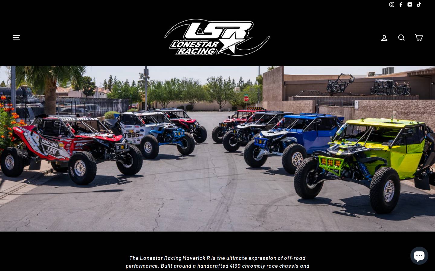 lsracing.com homepage screenshot