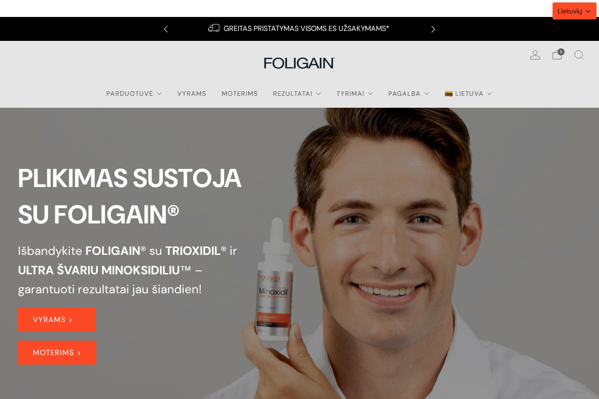 lt.foligain.com homepage screenshot