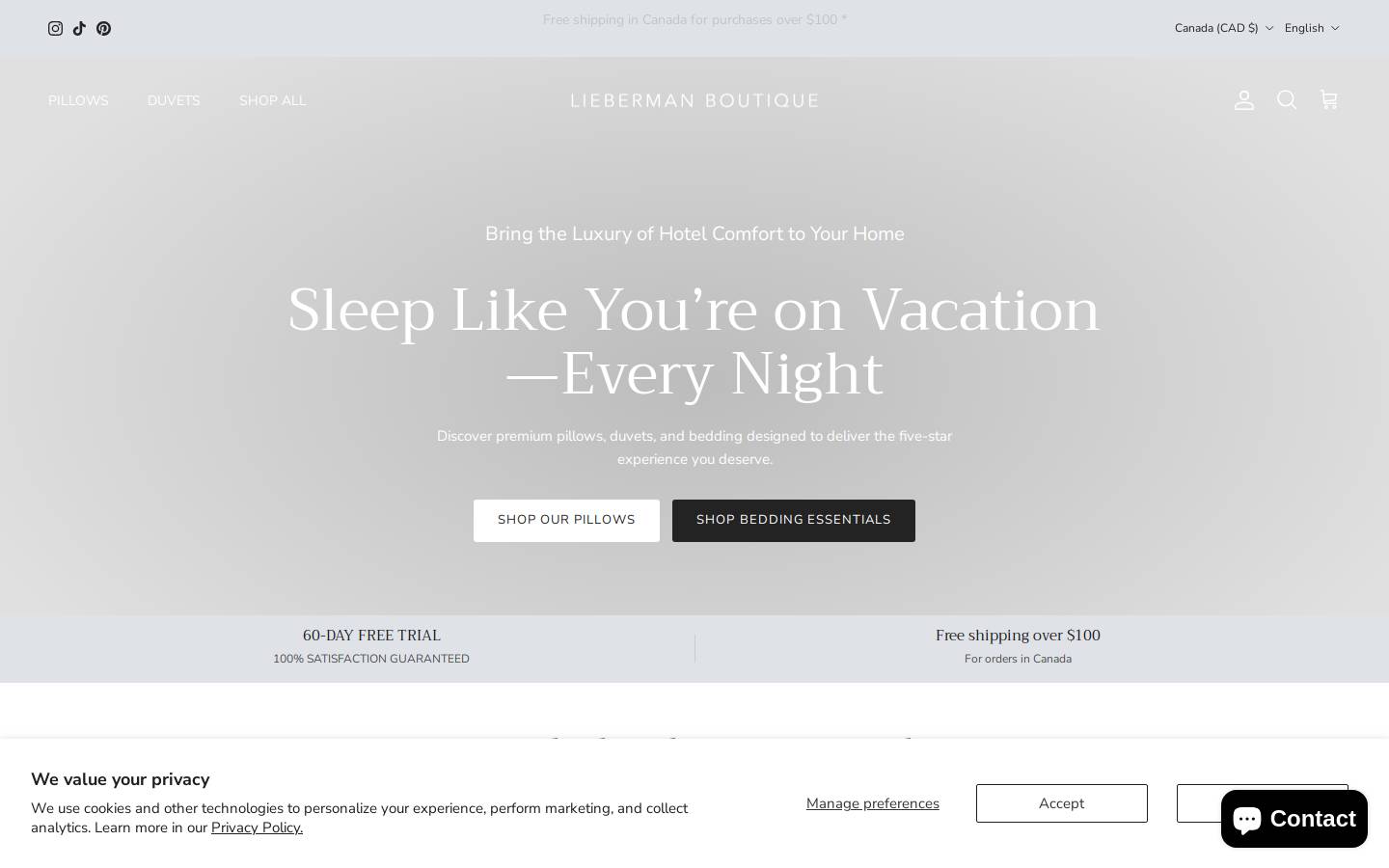 ltboutique.com homepage screenshot