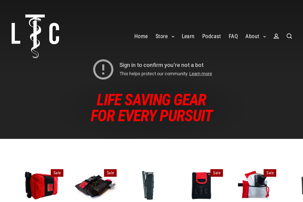Live The Creed homepage screenshot