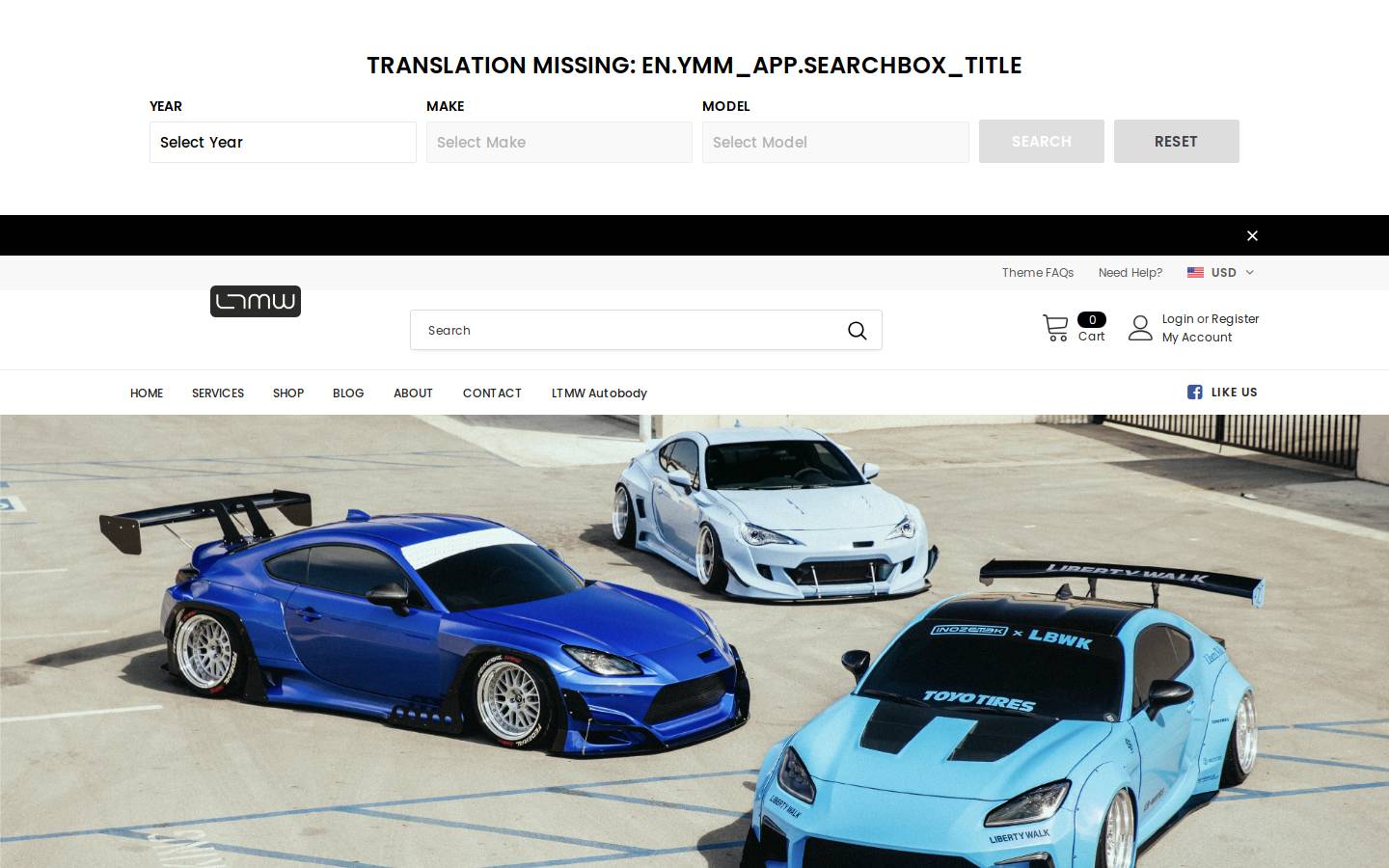 ltmotorwerks.com homepage screenshot
