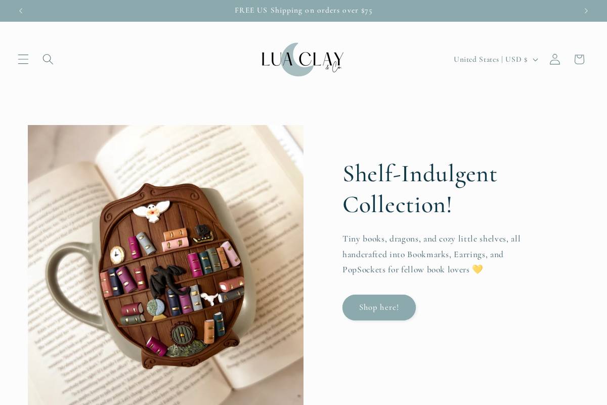 luaclayco.com homepage screenshot