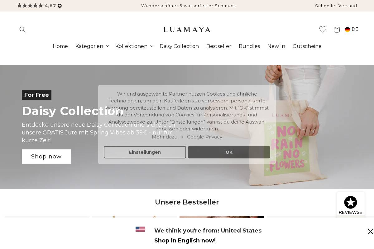 luamaya.com homepage screenshot