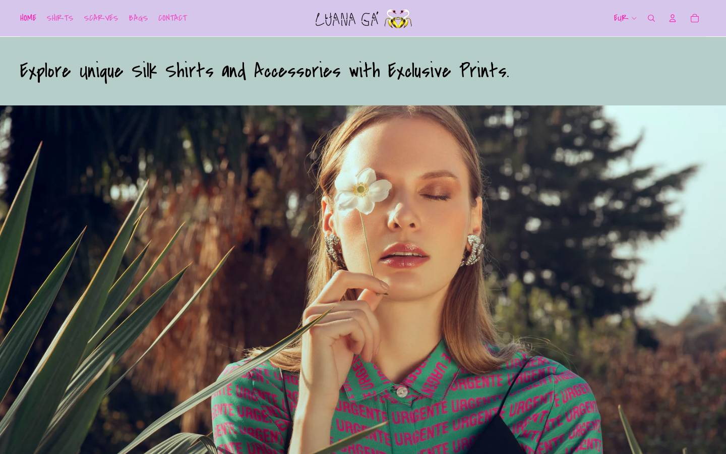 luanaga.it homepage screenshot