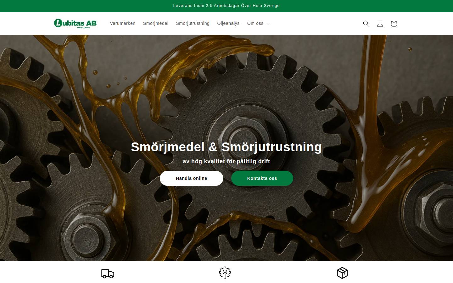 lubitas.se homepage screenshot