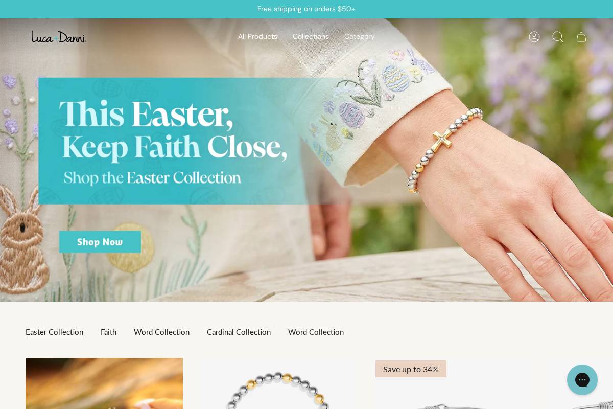 Luca + Danni homepage screenshot
