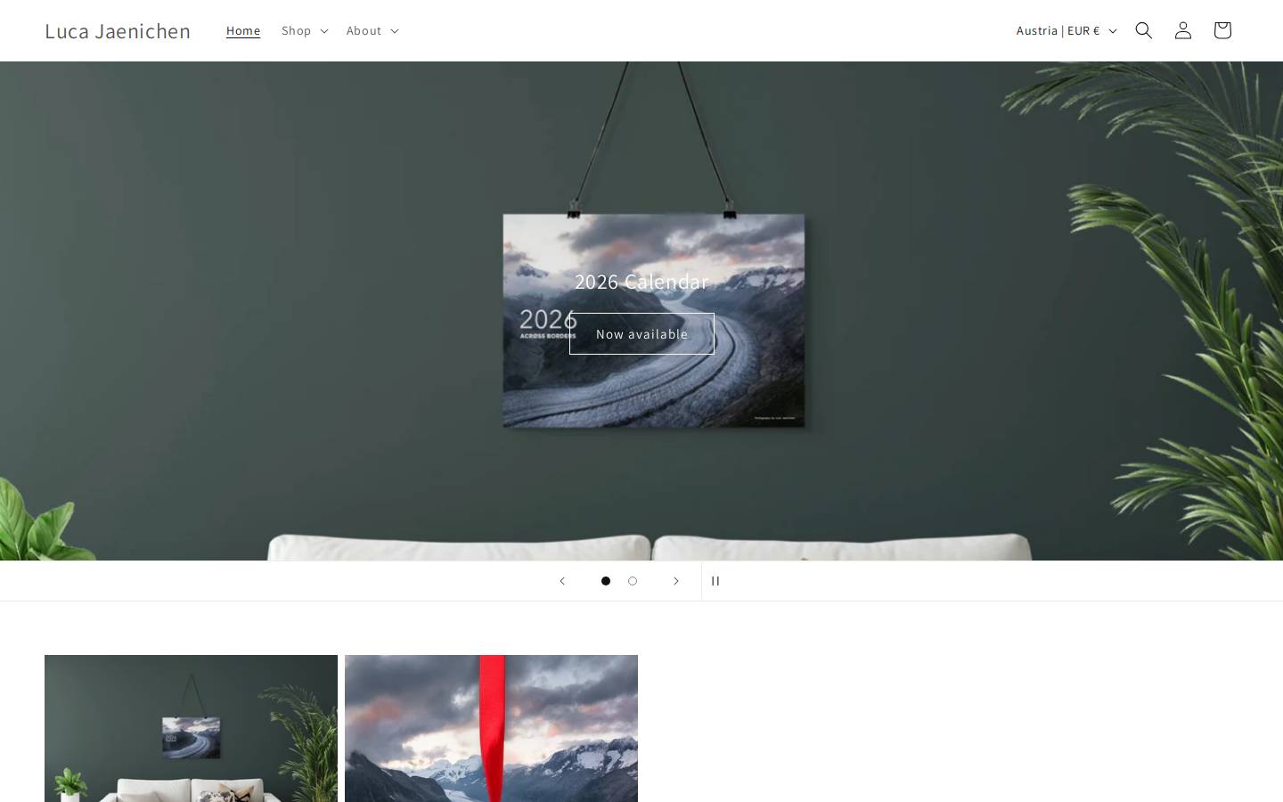 lucajaenichen.com homepage screenshot