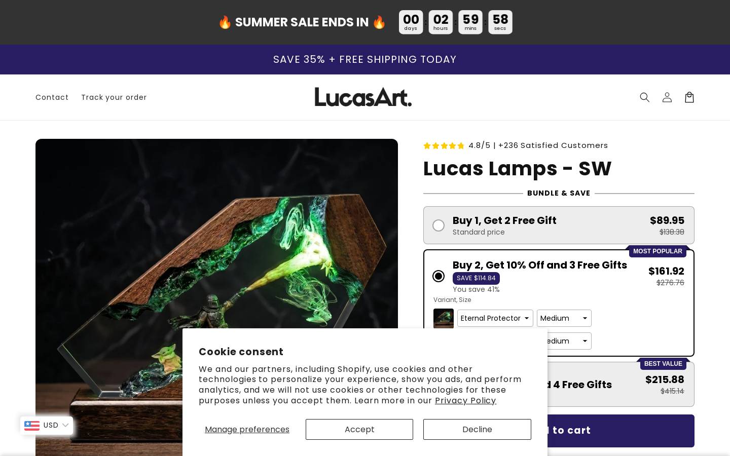 lucasmakesart.com homepage screenshot